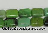 CAU63 15.5 inches 10*14mm rectangle Australia chrysoprase beads