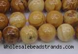 CAY05 15.5 inches 12mm round African yellow jasper beads wholesale