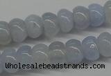 CBC20 15.5 inches 4*6mm rondelle blue chalcedony beads wholesale