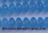 CBC271 15.5 inches 5*8mm A grade rondelle ocean blue chalcedony beads