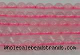 CBC300 15.5 inches 4mm round pink chalcedony beads wholesale