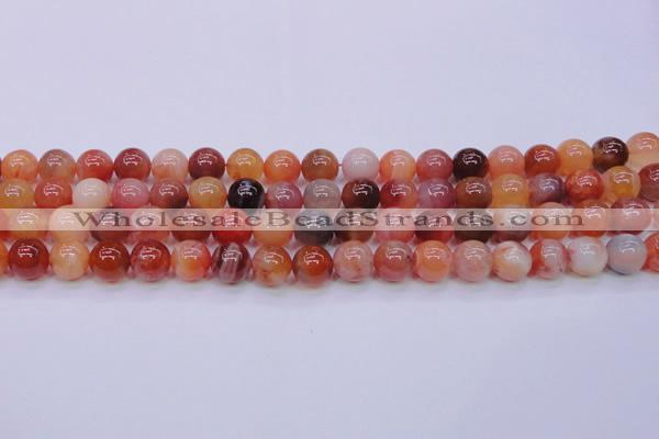 CBC404 15.5 inches 12mm A grade round orange chalcedony beads