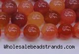 CBC414 15.5 inches 12mm AA grade round orange chalcedony beads