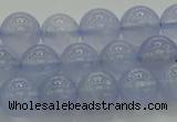 CBC452 15.5 inches 8mm round blue chalcedony beads wholesale