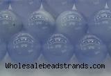 CBC454 15.5 inches 12mm round blue chalcedony beads wholesale