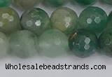 CBC702 15.5 inches 8mm faceted round African green chalcedony beads