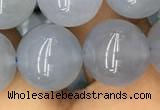 CBC735 15.5 inches 14mm round blue chalcedony beads wholesale