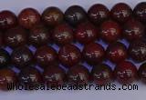 CBD350 15.5 inches 4mm round poppy jasper beads wholesale