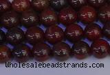 CBD351 15.5 inches 6mm round poppy jasper beads wholesale