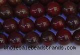 CBD352 15.5 inches 8mm round poppy jasper beads wholesale