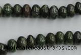 CBG04 15.5 inches 6*10mm rondelle bronze green gemstone beads