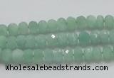 CBJ01 15.5 inches 4*6mm faceted rondelle jade beads wholesale