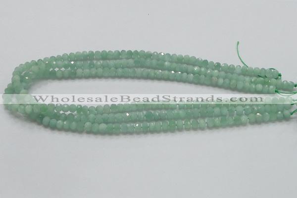 CBJ01 15.5 inches 4*6mm faceted rondelle jade beads wholesale