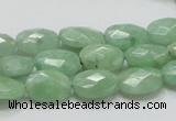 CBJ29 15.5 inches 10*14mm faceted oval jade beads wholesale