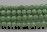 CBJ326 15.5 inches 6mm round AA grade natural jade beads