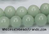 CBJ330 15.5 inches 14mm round AA grade natural jade beads