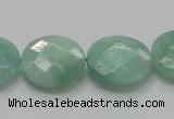 CBJ38 15.5 inches 20mm faceted flat round jade beads wholesale