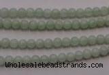 CBJ400 15.5 inches 4mm round natural jade beads wholesale