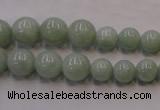 CBJ409 15.5 inches 6mm - 12mm round natural jade beads wholesale