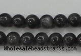 CBJ502 15.5 inches 6mm round black jade beads wholesale