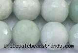 CBJ683 15 inches 10mm faceted round jade gemstone beads