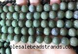 CBJ703 15.5 inches 10mm round green jade beads wholesale