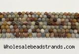 CBJ740 15.5 inches 6mm round petrified wood jade gemstone beads wholesale