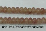 CBQ220 15.5 inches 5*8mm rondelle strawberry quartz beads