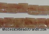 CBQ29 15.5 inches 12*12mm square strawberry quartz beads wholesale