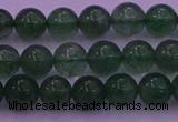 CBQ421 15.5 inches 6mm round green strawberry quartz beads