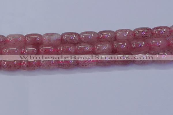 CBQ450 15.5 inches 15*20mm drum strawberry quartz beads