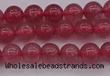 CBQ486 15.5 inches 6mm round strawberry quartz beads wholesale