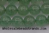 CBQ493 15.5 inches 10mm round green strawberry quartz beads