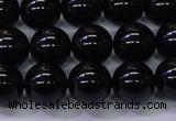 CBQ503 15.5 inches 10mm round natural black quartz beads