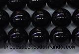 CBQ504 15.5 inches 12mm round natural black quartz beads