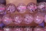 CBQ551 15.5 inches 6mm round strawberry quartz beads wholesale