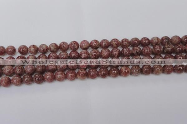 CBQ603 15.5 inches 10mm round natural strawberry quartz beads