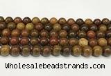 CBQ738 15.5 inches 10mm round red moss agate beads wholesale