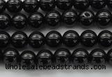 CBS500 15.5 inches 6mm round A grade black spinel beads