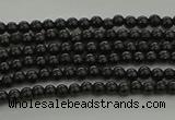 CBS538 15.5 inches 2mm round black spinel beads wholesale