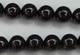 CBS552 15.5 inches 8mm round AA grade black spinel beads