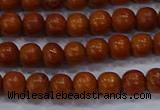 CBW501 15.5 inches 6mm round bayong wood beads wholesale