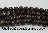 CBZ100 15.5 inches 4mm round bronzite gemstone beads