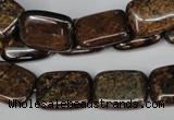 CBZ237 15.5 inches 13*18mm rectangle bronzite gemstone beads