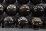 CBZ300 15.5 inches 16mm round bronzite gemstone beads wholesale