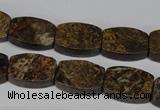 CBZ427 15.5 inches 12*16mm flat drum bronzite gemstone beads