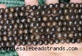 CBZ619 15.5 inches 6mm round bronzite beads wholesale