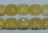 CCA12 15.5 inches 16*16mm square yellow calcite gemstone beads