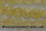 CCA22 15.5 inches 8*8mm heart calcite gemstone beads wholesale