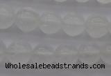 CCA353 15.5 inches 8mm round white calcite beads wholesale